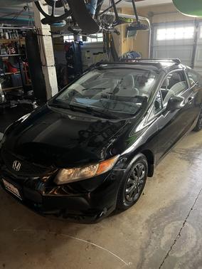 Black 2012 Honda Civic LX