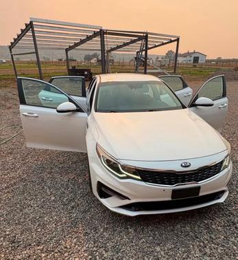 White 2020 Kia Optima LX