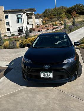 Black 2017 Toyota Corolla LE