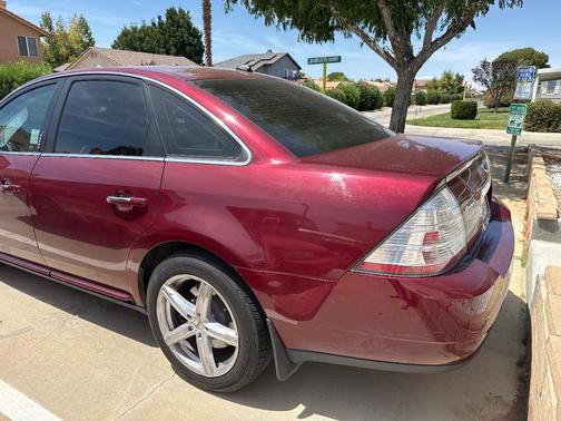 Red 2008 Ford Taurus Limited