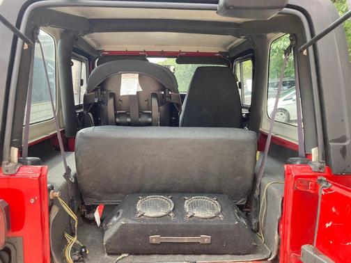 Red 1994 Jeep Wrangler S