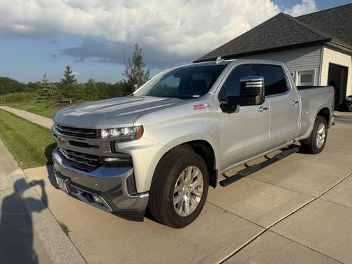 Silver 2020 Chevrolet Silverado 1500 LTZ