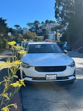 White 2021 Polestar 2 Launch Edition