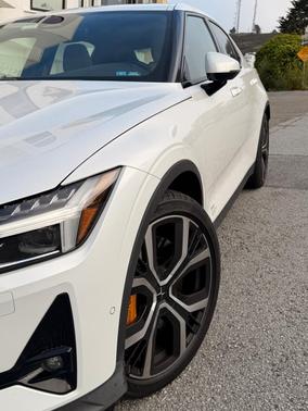 White 2021 Polestar 2 Launch Edition
