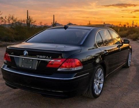 Black 2006 BMW 750 Li