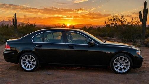 Black 2006 BMW 750 Li