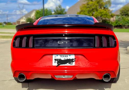 Orange 2016 Ford Mustang GT