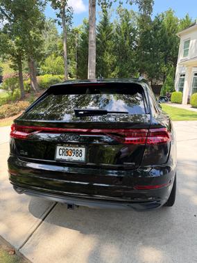 Black 2021 Audi Q8 55 Premium