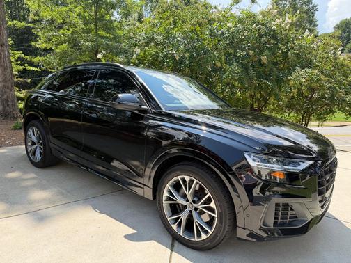 Black 2021 Audi Q8 55 Premium