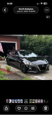 Black 2019 Nissan Altima 2.5 SR