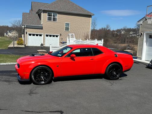 Orange 2021 Dodge Challenger R/T Scat Pack Widebody