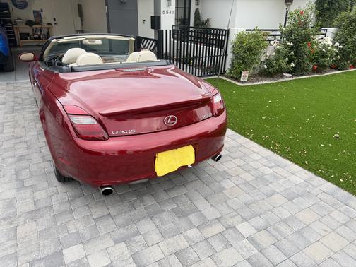 Red 2006 Lexus SC 430 Base