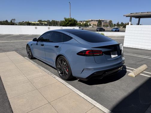 Blue 2026 Tesla Model S Plaid