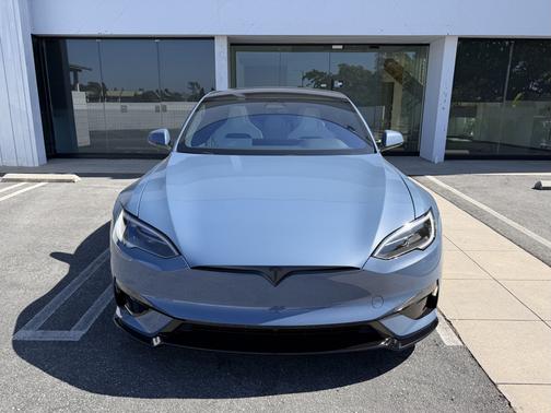 Blue 2026 Tesla Model S Plaid