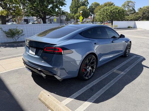 Blue 2026 Tesla Model S Plaid
