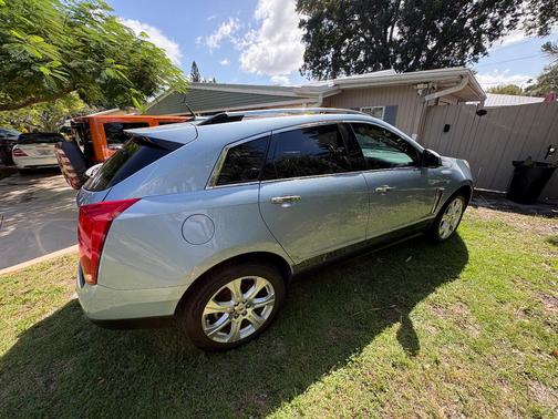 Blue 2013 Cadillac SRX Premium Collection