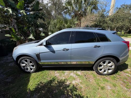 Blue 2013 Cadillac SRX Premium Collection