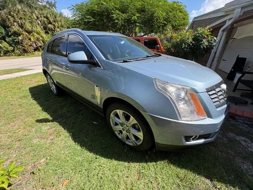 Blue 2013 Cadillac SRX Premium Collection