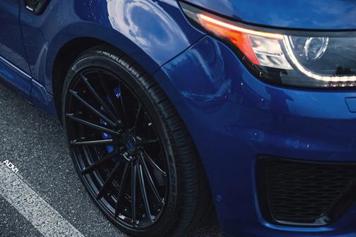 Blue 2020 Land Rover Range Rover Sport SVR
