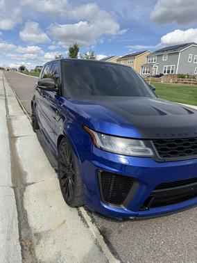 Blue 2020 Land Rover Range Rover Sport SVR