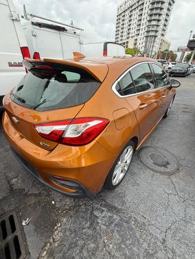Orange 2017 Chevrolet Cruze Premier