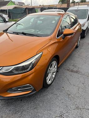 Orange 2017 Chevrolet Cruze Premier
