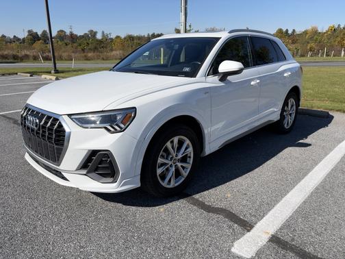 White 2024 Audi Q3 45 S line Premium