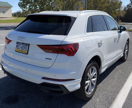 White 2024 Audi Q3 45 S line Premium