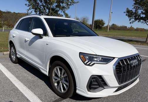 White 2024 Audi Q3 45 S line Premium