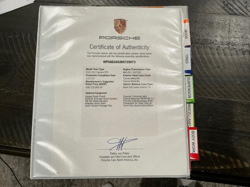 2011 Porsche 911 911 Carrera GTS