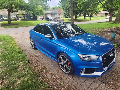 Blue 2018 Audi RS 3 2.5T