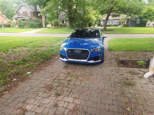 Blue 2018 Audi RS 3 2.5T