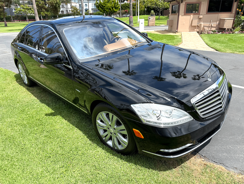 Black 2010 Mercedes-Benz S-Class S 400 Hybrid