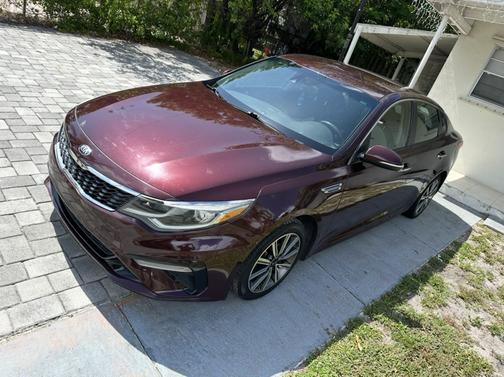 Purple 2019 Kia Optima LX