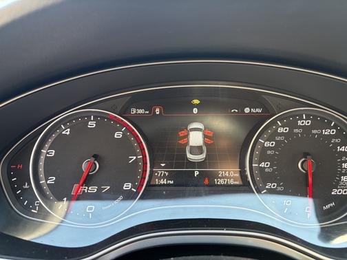 Black 2015 Audi RS 7 4.0T Prestige