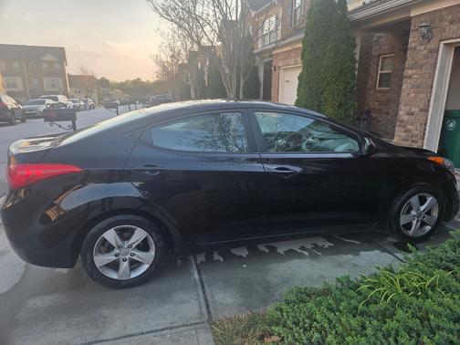 Black 2012 Hyundai ELANTRA GLS