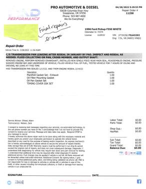 1996 Ford F-350 XL SuperCab DRW