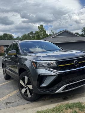 Gray 2024 Volkswagen Taos S 4MOTION