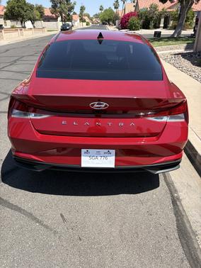 Red 2023 Hyundai ELANTRA SEL