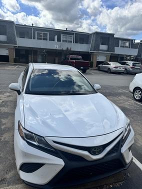 White 2020 Toyota Camry SE Nightshade