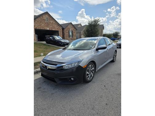 Silver 2017 Honda Civic EX