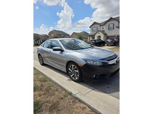 Silver 2017 Honda Civic EX