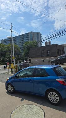 Blue 2012 Toyota Yaris LE