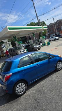 Blue 2012 Toyota Yaris LE