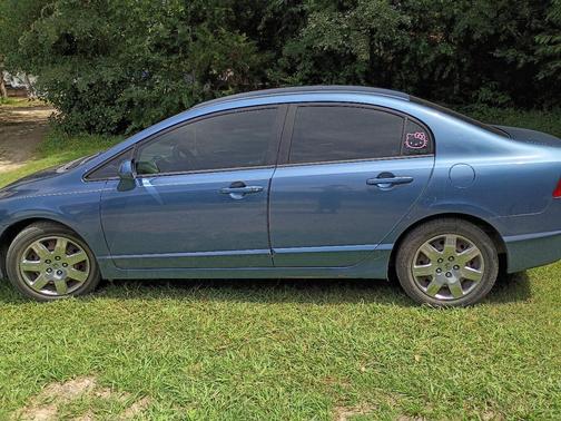 Blue 2007 Honda Civic LX