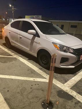 White 2022 Mitsubishi Mirage G4 ES