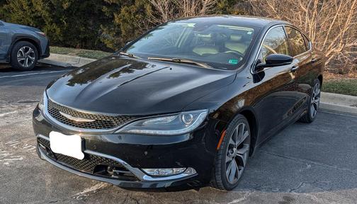 Black 2016 Chrysler 200 C