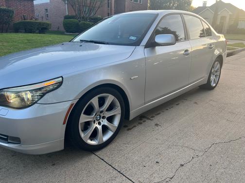Silver 2008 BMW 535 i