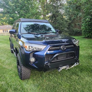 Blue 2021 Toyota 4Runner TRD Off Road