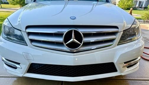 White 2012 Mercedes-Benz C-Class C 300 4MATIC Sport
